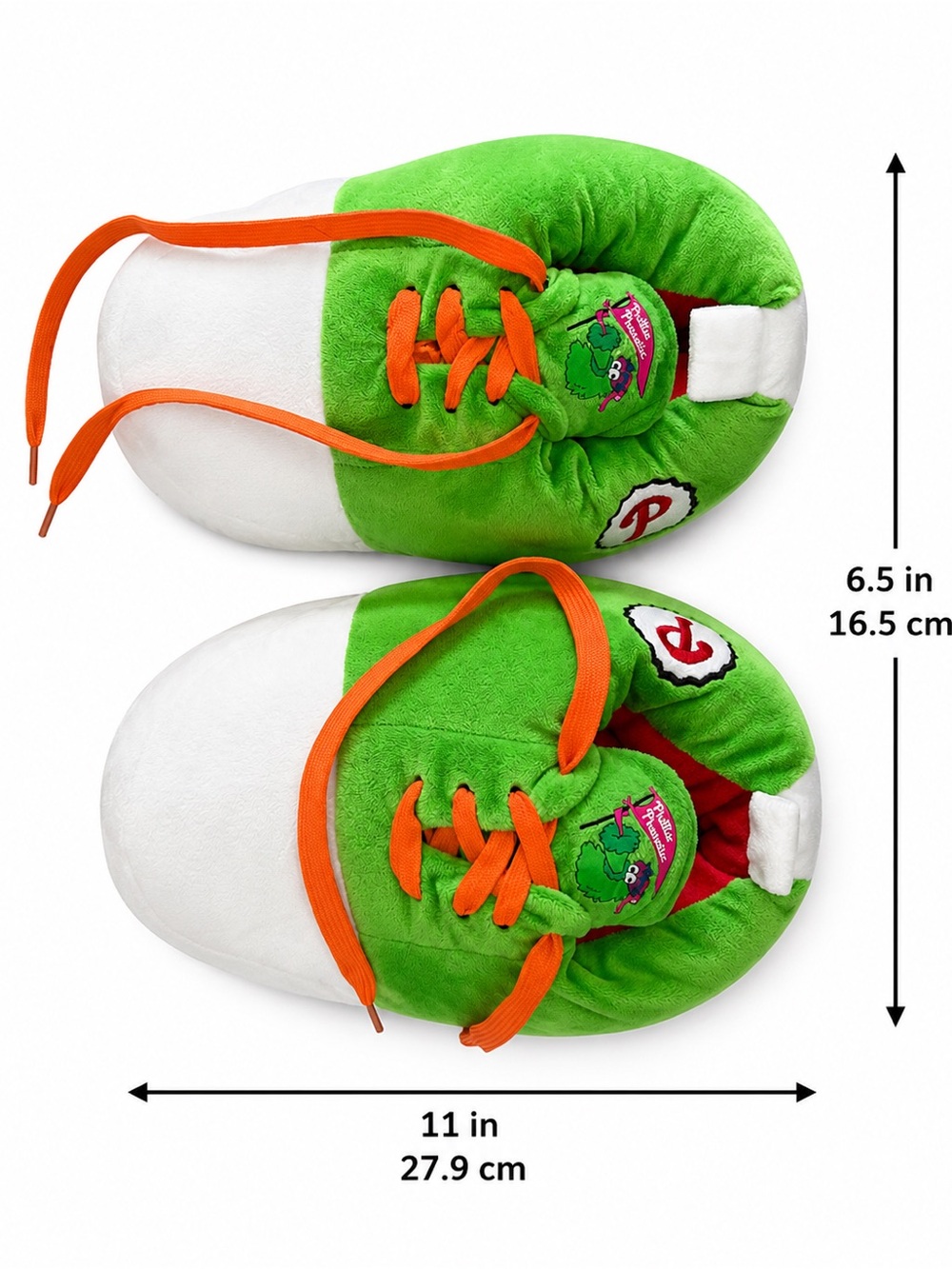 Philadelphia Phillies Phillie Phanatic Oversized Plush Slippers - Picture 3 of 5
